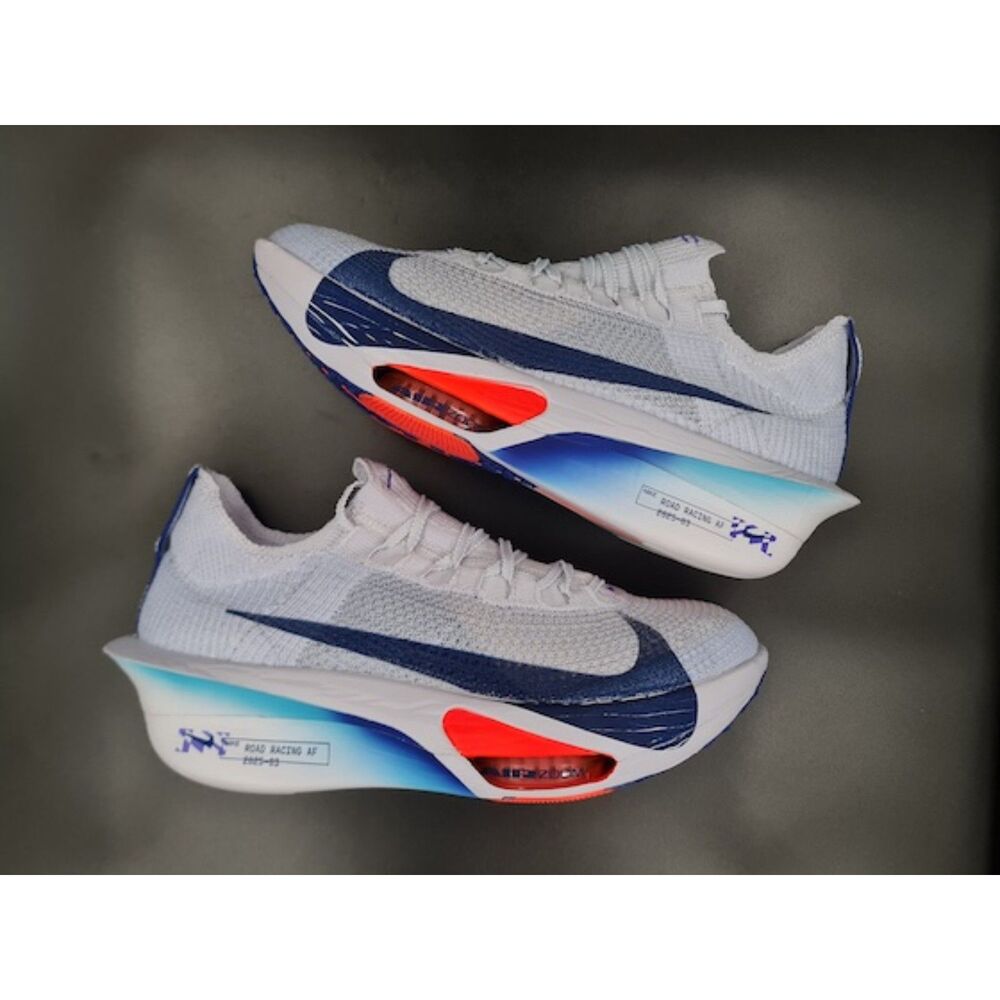 Nike Air Zoom Alphafly Next% 3 Grey Ghost  Blue Void SIZE 12 - FD8311-001